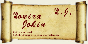 Momira Jokin vizit kartica
